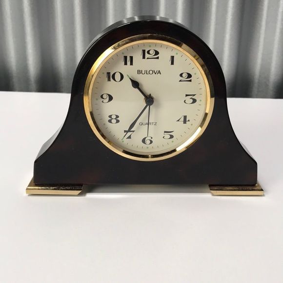 Bulova Other Vintage Bulova Small Mantel Clock Poshmark